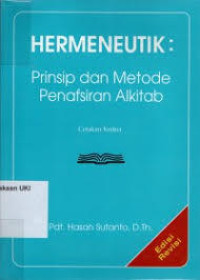 Image of Hermeneutik : Prinsip dan Metode Penafsiran Alkitab
