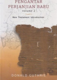 Image of Pengantar Perjanjian Baru Volume 2